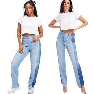 Good America GOOD BOY JEANS REDESIGN BNWT